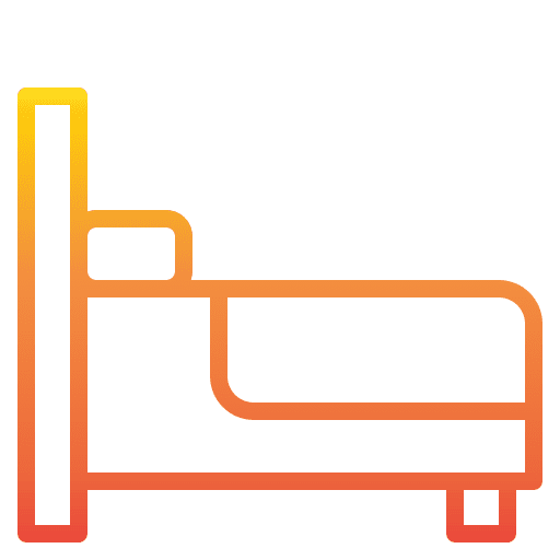 Bed bedroom rest room icon Bed bedroom rest room icon