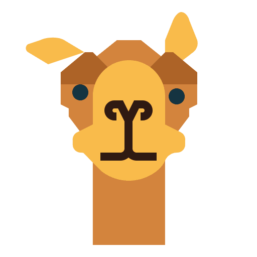 Camel camel dessert curious icon