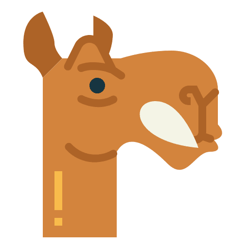 Camel camel animal dessert icon Camel camel animal dessert icon