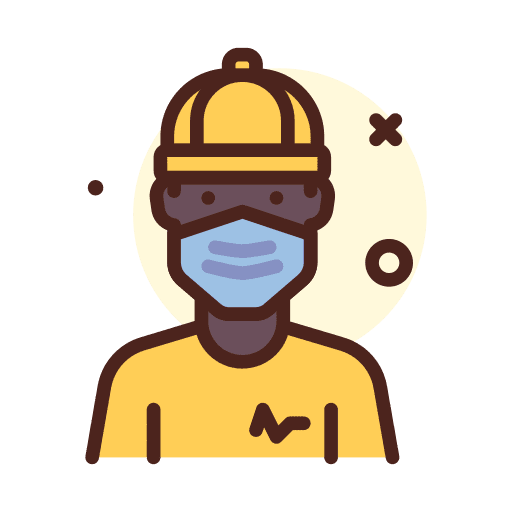 Man face mask mask hat icon
