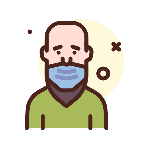 Man man beard people icon