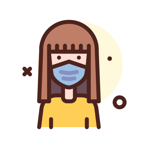 Woman face mask mask people icon