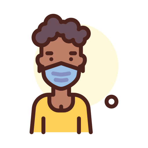 Woman healthcare medical mask face mask icon