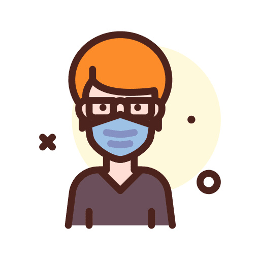Woman medical mask mask face mask icon