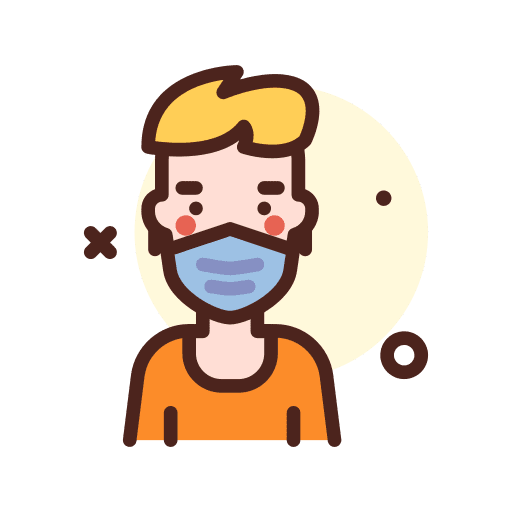 Woman medical woman virus icon