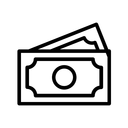 Cash cash currency finance icon