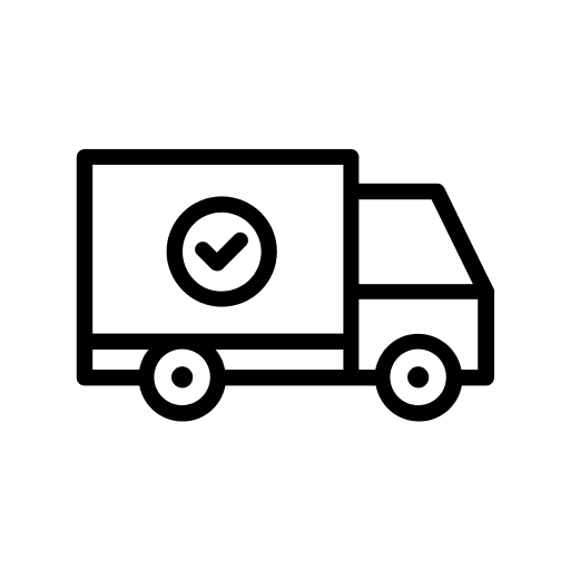 Delivery truck check delivery truck transport icon