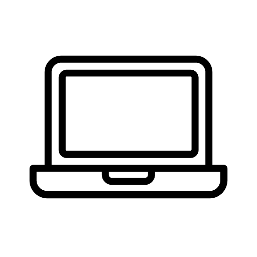 Laptop electronics computer technology icon Laptop electronics computer technology icon