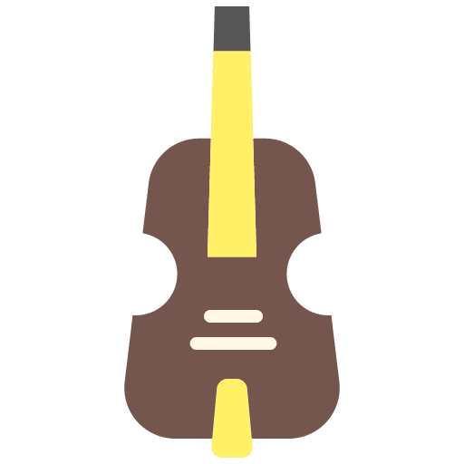 Fiddle musical instrument music and multimedia fiddle icon Fiddle musical instrument music and multimedia fiddle icon