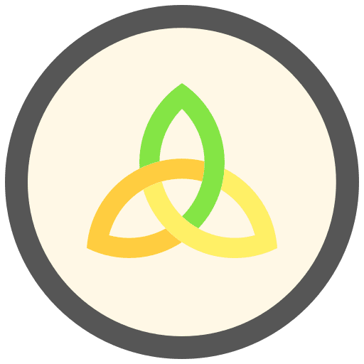 Celtic knot triangle irish triquetra icon Celtic knot triangle irish triquetra icon