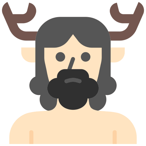 Cernunnos people character caucasian icon Cernunnos people character caucasian icon