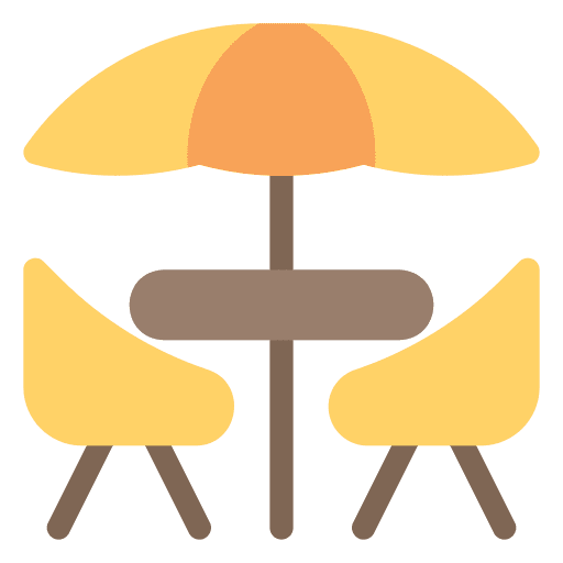 Sun umbrella sun umbrella stand furniture and household icon