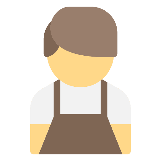 Barista avatar boy man icon
