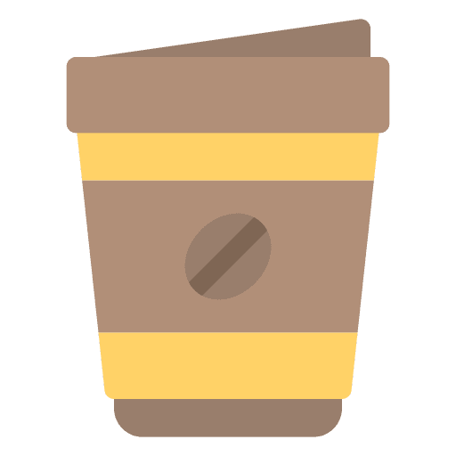Coffee cup paper cup coffee shop cafe icon