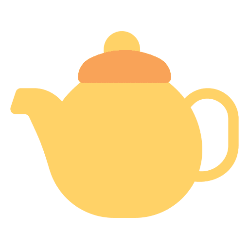 Tea pot beverage kitchenware coffee pot icon