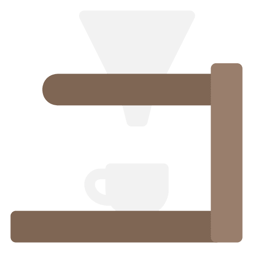 Coffee filter drink food and restaurant mug icon