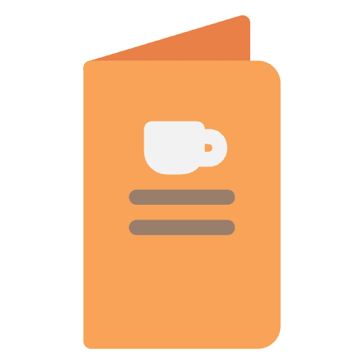 Menu coffee shop menu coffee cup icon