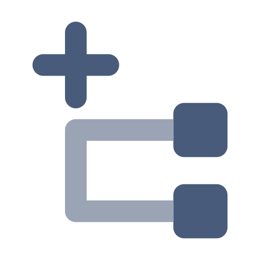 Branch nodes node branch icon