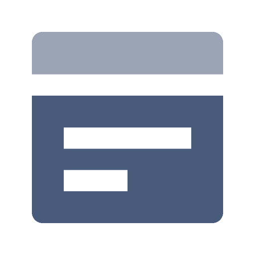 Description blog dashboard text icon