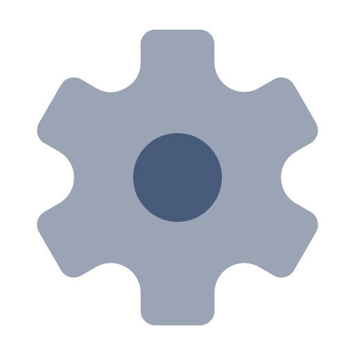 Settings configuration settings cogwheel icon