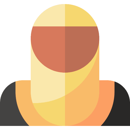 Arab woman girl people profile icon