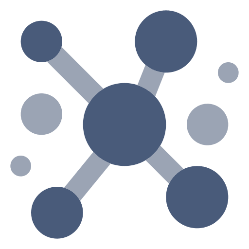 Mind ui circles mind map icon