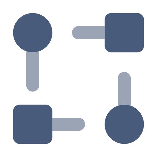 Workflow shapes and symbols arrow up growth icon