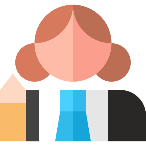 Student uniform pigtails user icon Student uniform pigtails user icon
