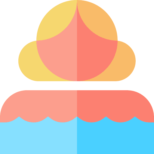 Swimmer caucasian blonde athlete icon Swimmer caucasian blonde athlete icon