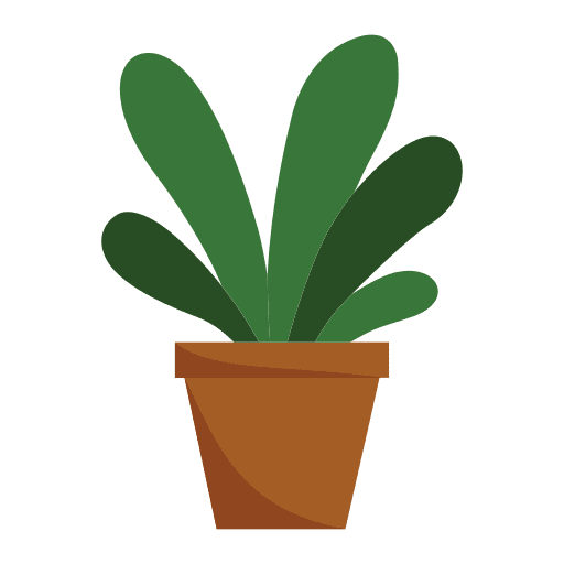 Succulent floral tropical pot icon Succulent floral tropical pot icon