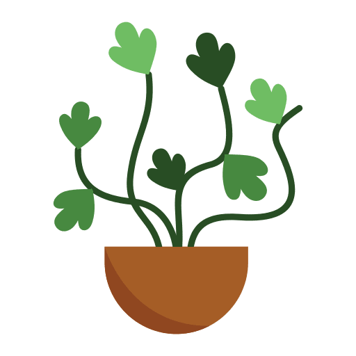 English ivy leaf floral house plants icon English ivy leaf floral house plants icon