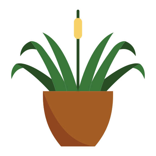 Grass plant leaf floral icon Grass plant leaf floral icon