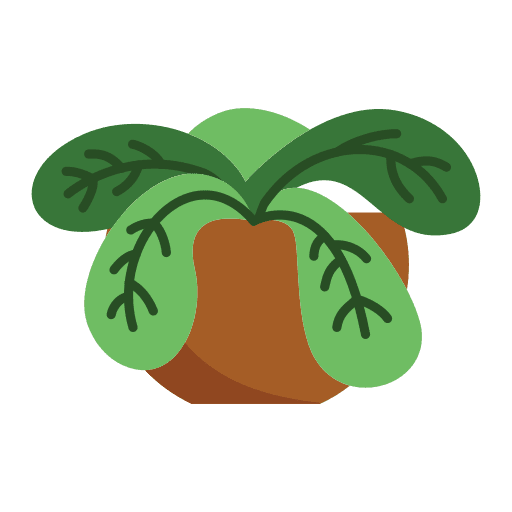 Vegetable pot leaf plants icon Vegetable pot leaf plants icon