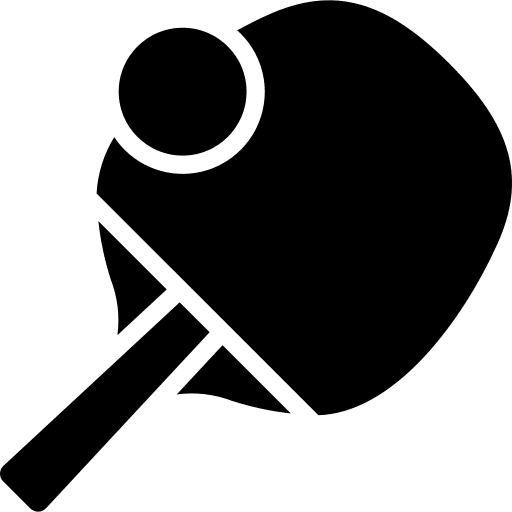 Ping pong tennis sport table icon