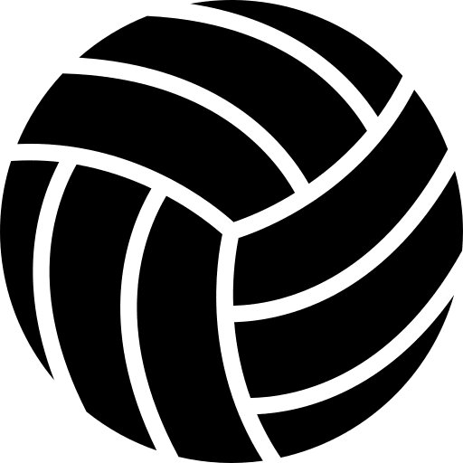 Volleyball play sport ball icon