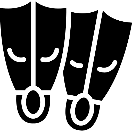Flippers flippers scuba sports and competition icon Flippers flippers scuba sports and competition icon