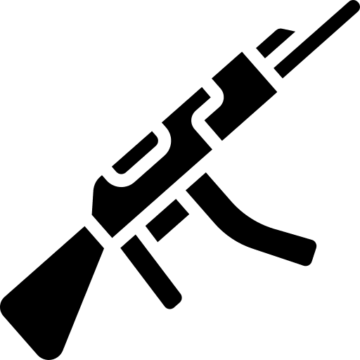 Gun gun shoot army icon