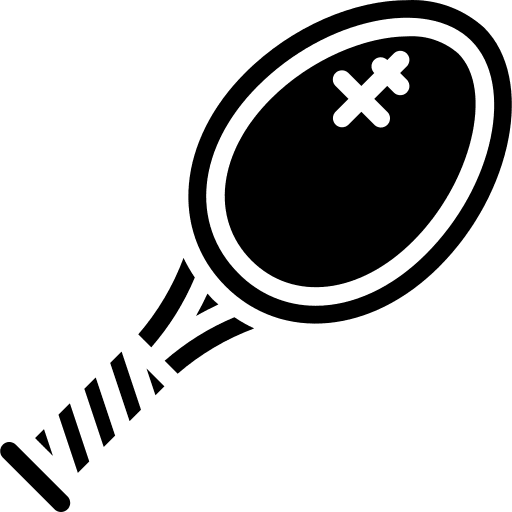 Racket game hit racket icon Racket game hit racket icon