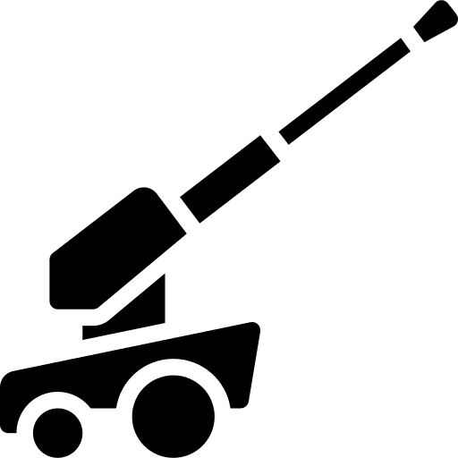 Artillery security army missile icon