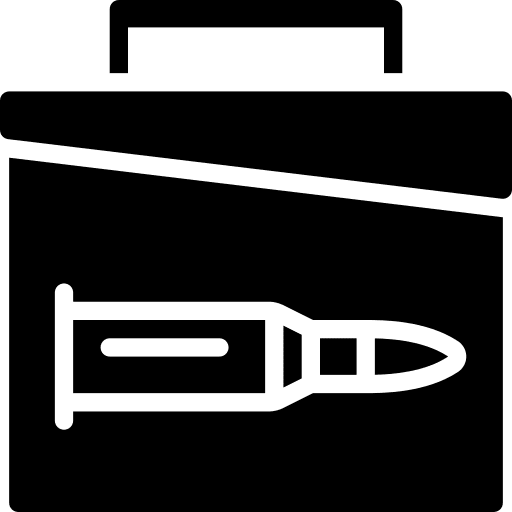 Box ammo box container icon