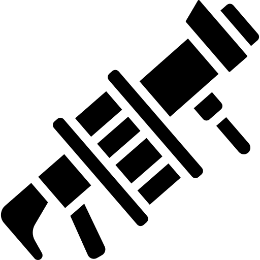 Grenade launcher weapon army bazooka icon
