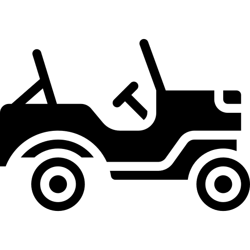 Jeep drive truck vehicle icon