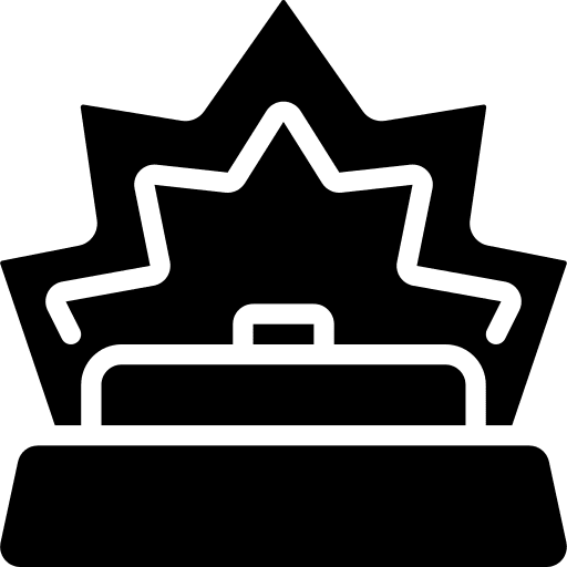 Mine trap bomb explosive icon