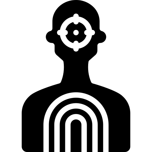 Target range gun shoot icon