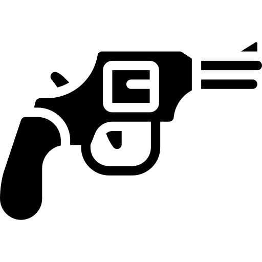Gun army security shoot icon