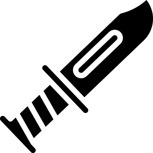 Knife knife security army icon