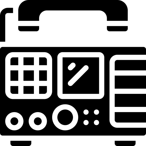Radio technology military security icon