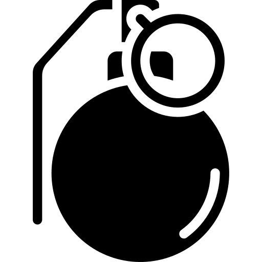 Grenade explosion weapon war icon