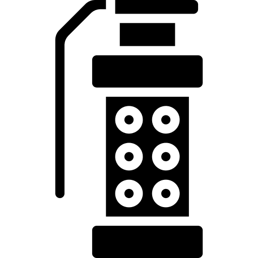 Grenade security grenade fight icon