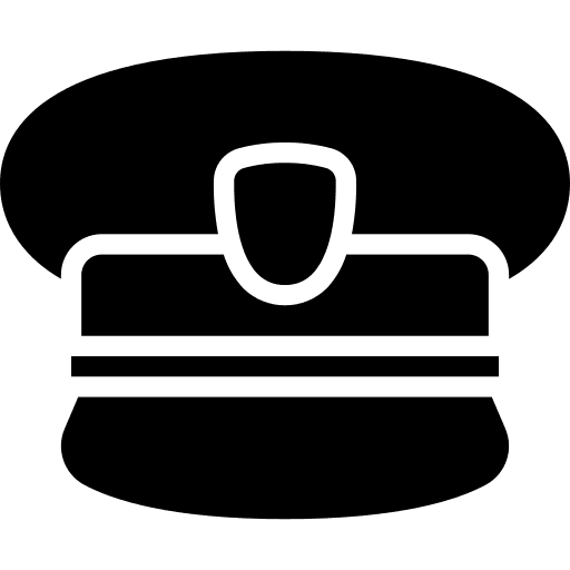 Hat security uniform clothing icon